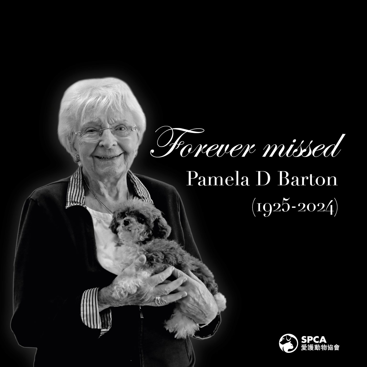 Forever Missed Pamela Barton SPCA